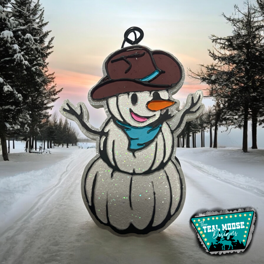 Cowboy Snowman